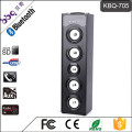 BBQ KBQ-705 45W 5000mAh Metal Plating Speaker Circle + Wood Body 45W Wireless Bluetooth Speaker